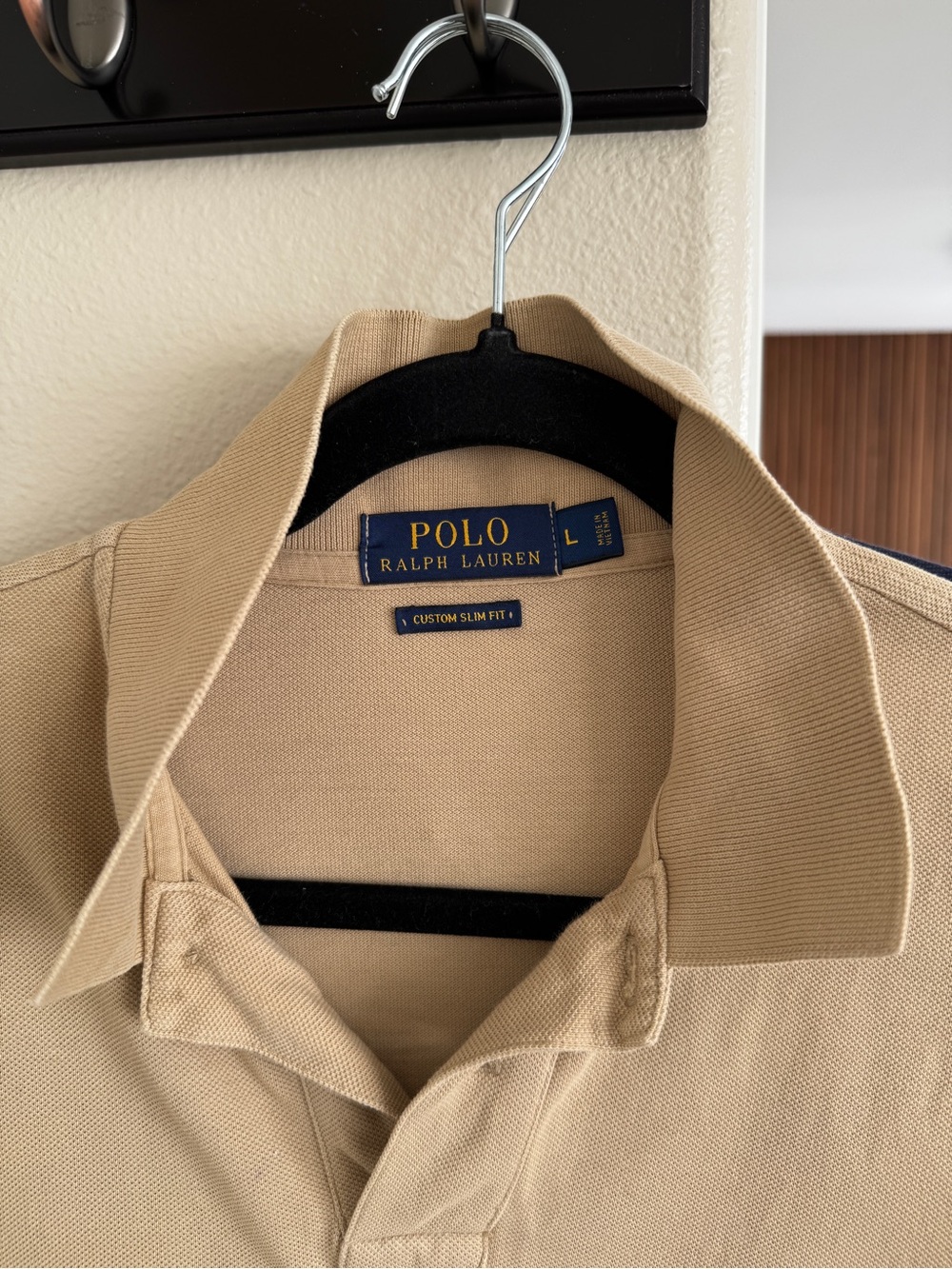 Bundle of 3 Polo by Ralph Lauren Navy, Tan & White Men's Polo - Picture 2 of 16